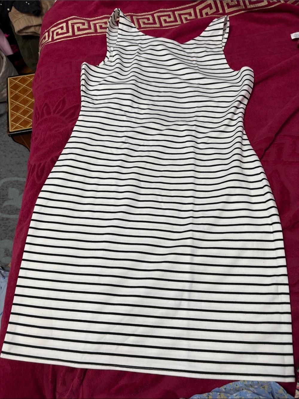 Jack by BB Dakota Black & White Striped Mini Dress